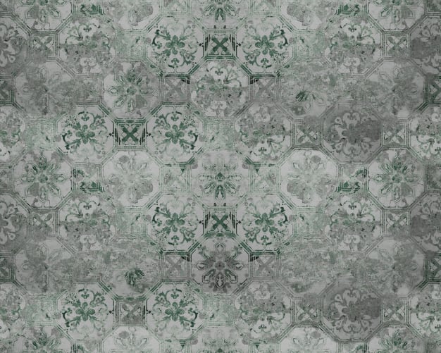 Oriental Tiles, Sage