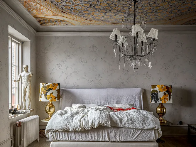 Beautiful mosaic ceiling mural