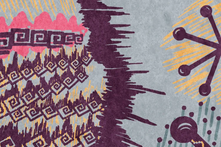 Multikulturelle Motive hinter Zebra Skin