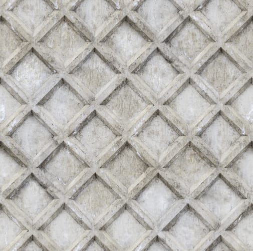 Small Concrete Trellis Harsh Grey