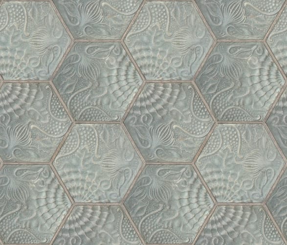 Hexagon Tiles Jade