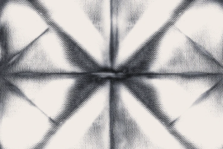 Tie Dye Kaleidoscope, Dark Blue