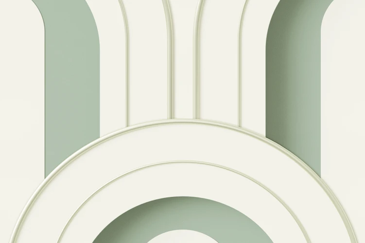 Arch Deco Bijou, Soft Green
