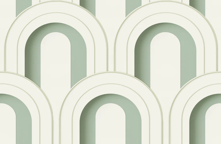 Arch Deco Bijou, Soft Green