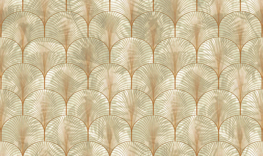 Art Deco Palms, Bronze