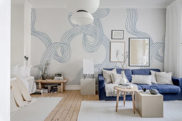 Stripes, Light Blue