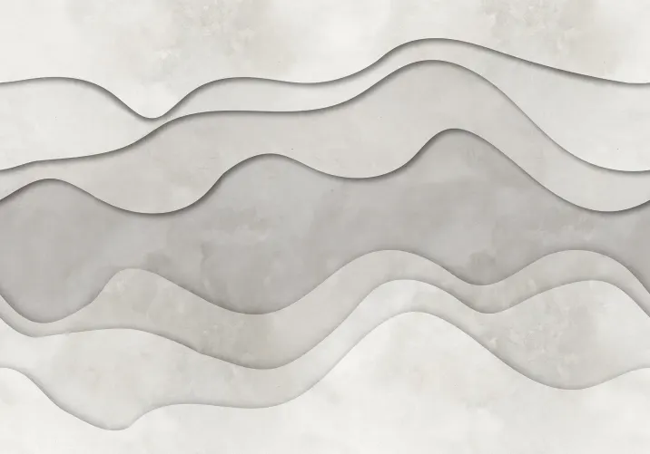 3D Wave, White