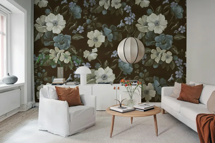 Hand-painted Vintage Flowers