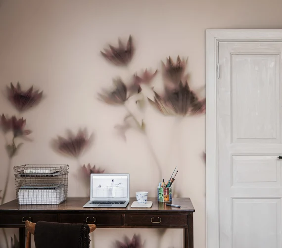Lumière et floraison superposées