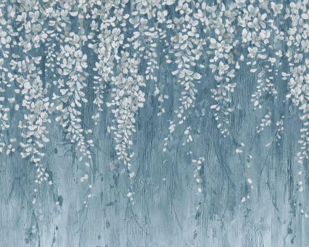 Blå midnattsblomma