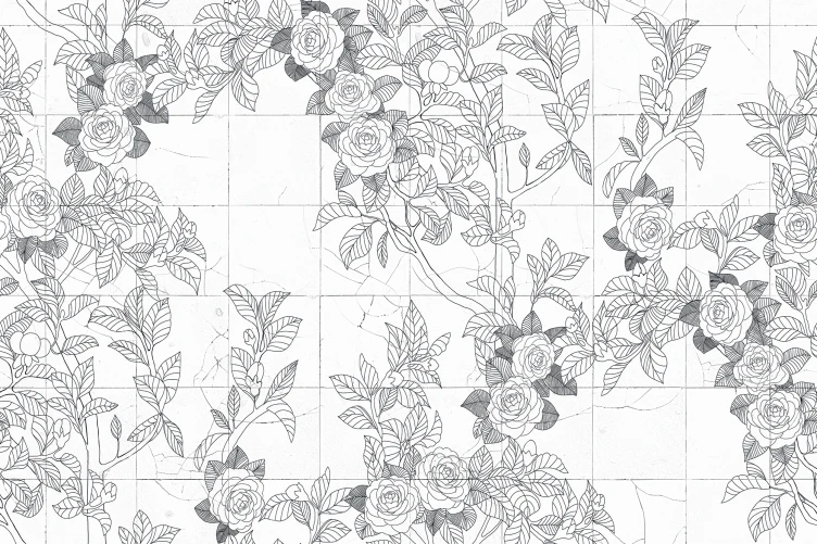 Rose Tiles, Graphite