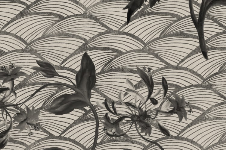 Floral Ripple Graphite