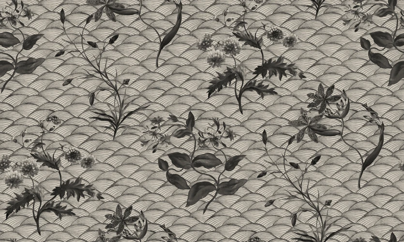 Floral Ripple Graphite