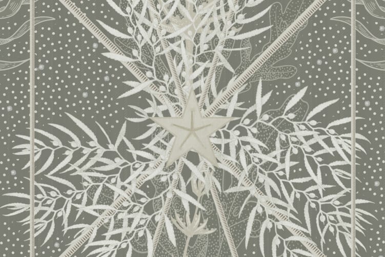 Seaweed & Stars, Green	