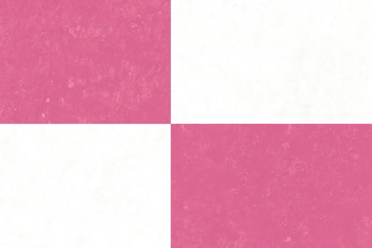 Roze geruit behang op maat