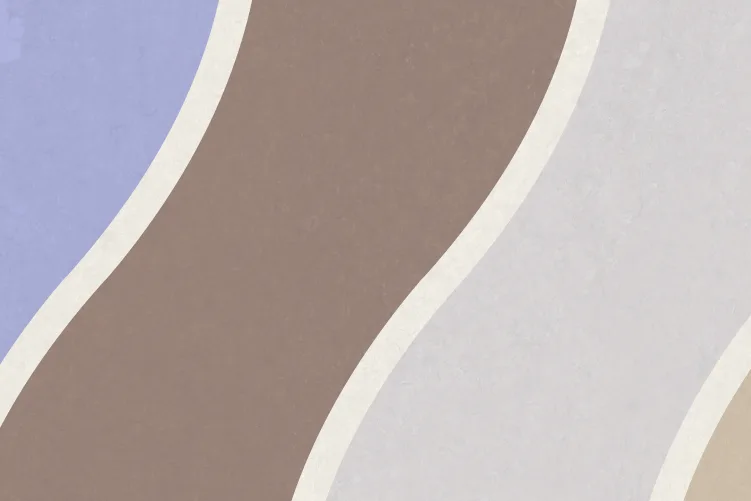 Papier peint arc-en-ciel à motifs ondulés