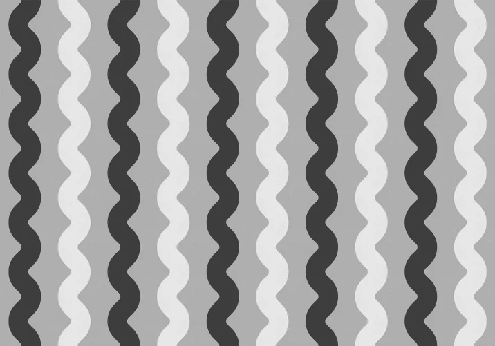 Black and white wobbly wallpaper design