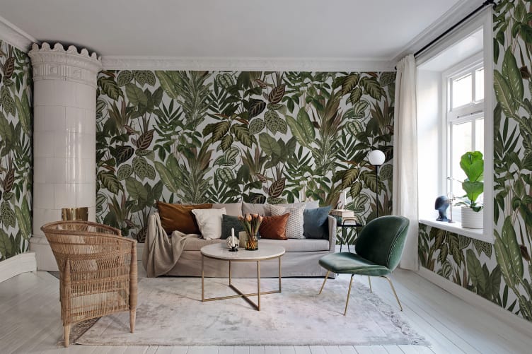 Mischievous Jungle, White