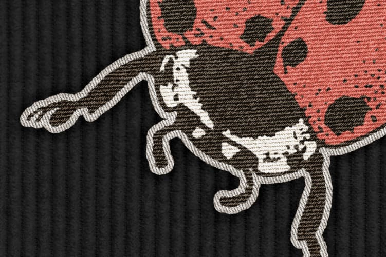 Papier peint avec motif de patchwork ludique