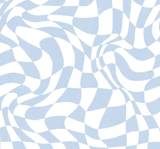 Papier peint maximaliste à carreaux bleus