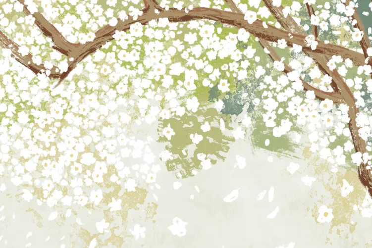 Painted Tree in Full Bloom