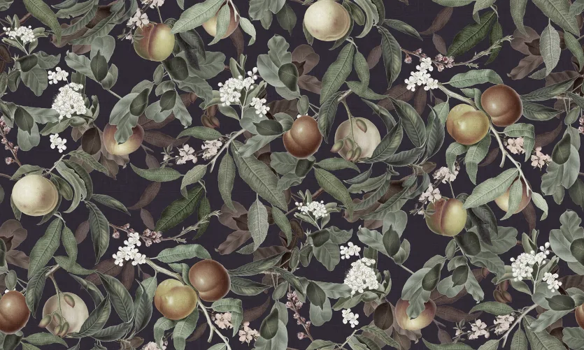 Peach - fruits and flowers