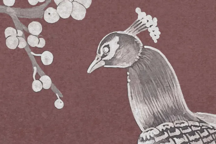 Graceful Birds and Blossoming Branches