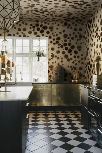 Design cool et tacheté