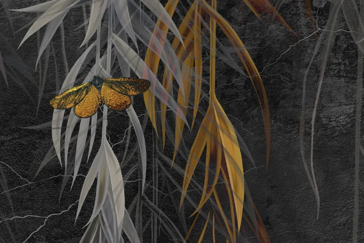 Graceful Beauty in the Moonlit Garden