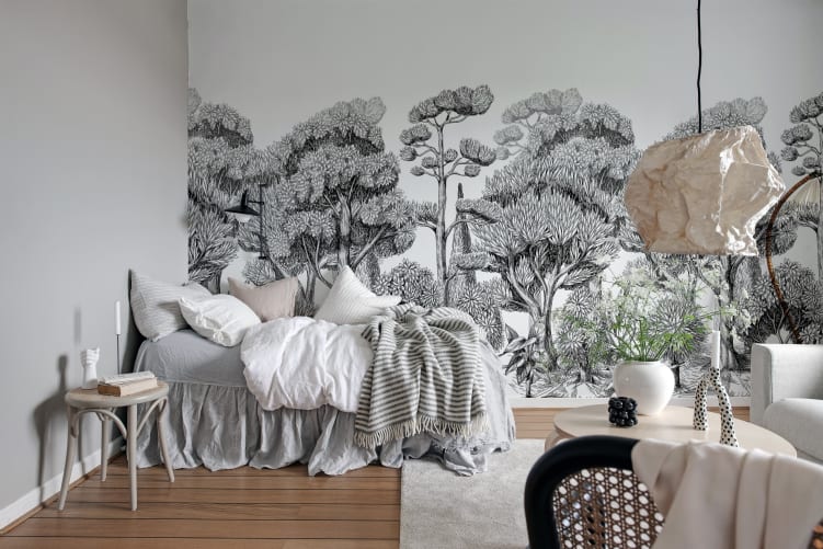 A Peaceful Walk Amongst Illustrated Flora