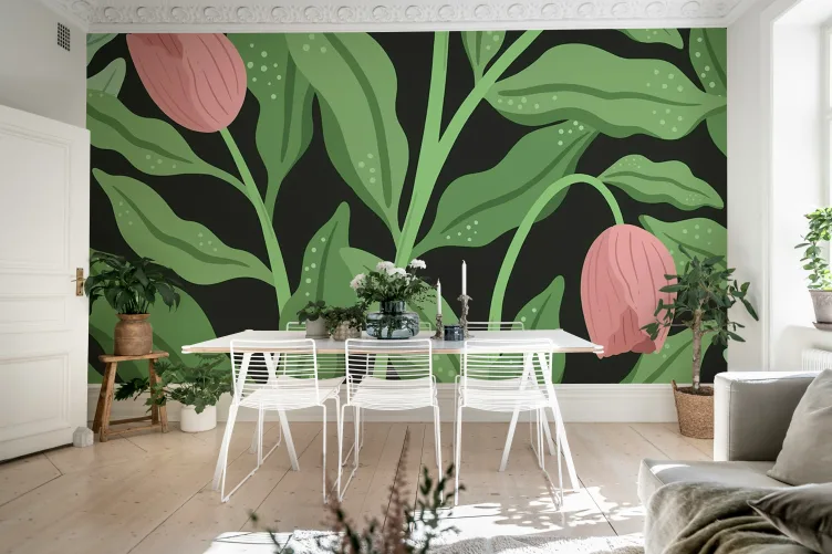 Artistic Leaf Pattern