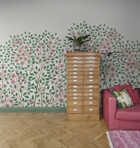Romanticismo a fiori rosa