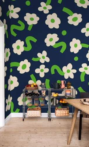 Verspielter Blumen-Print