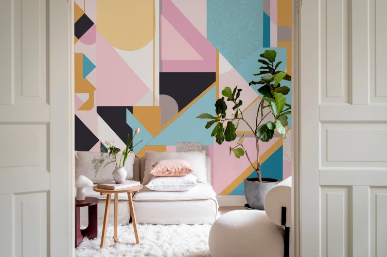 Un collage de créativité colorée