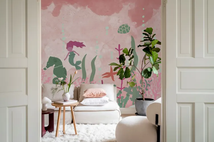 Sueños de sirena rosa