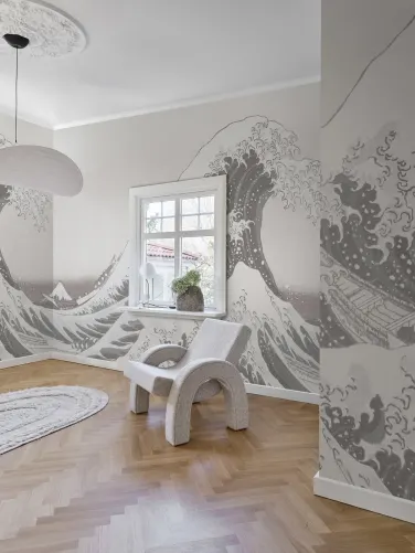 Graphic Wave Artwork 