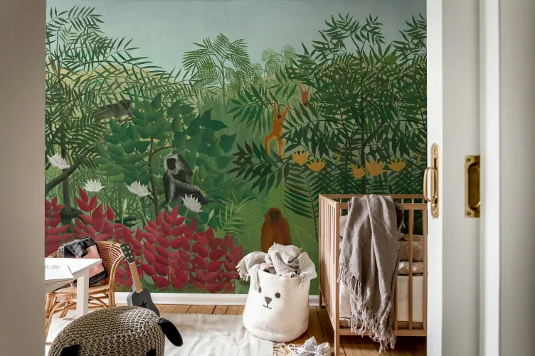 Scène de jungle luxuriante