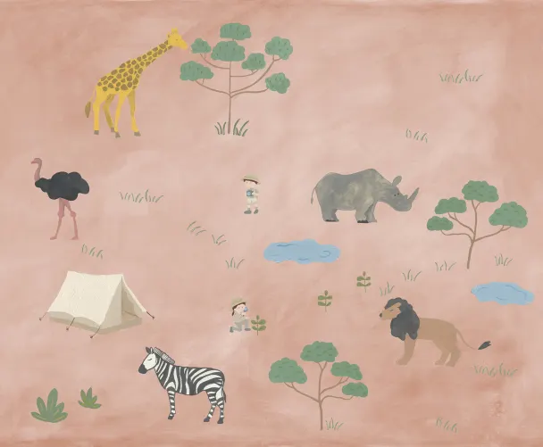 Pink Sunset Safari