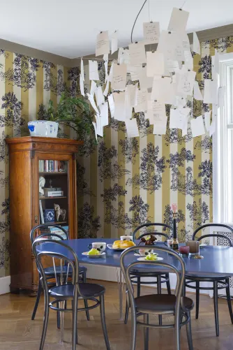 Mustard Toile Chic
