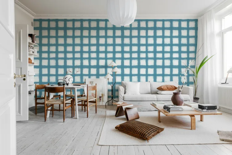 Cool Blue Squares