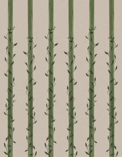 Green Leaf Stripes