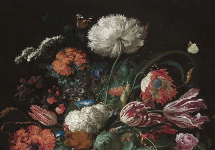 Dramatische bloemen elegantie