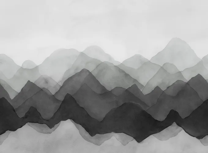 Monochromes Bergdrama