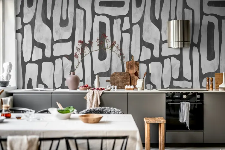 Elegância minimalista cinzenta