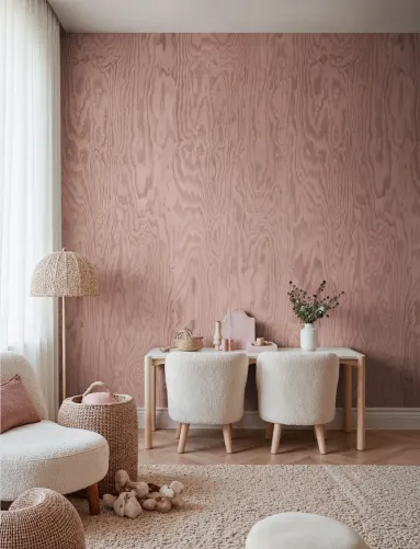 Pink Woodgrain Elegance