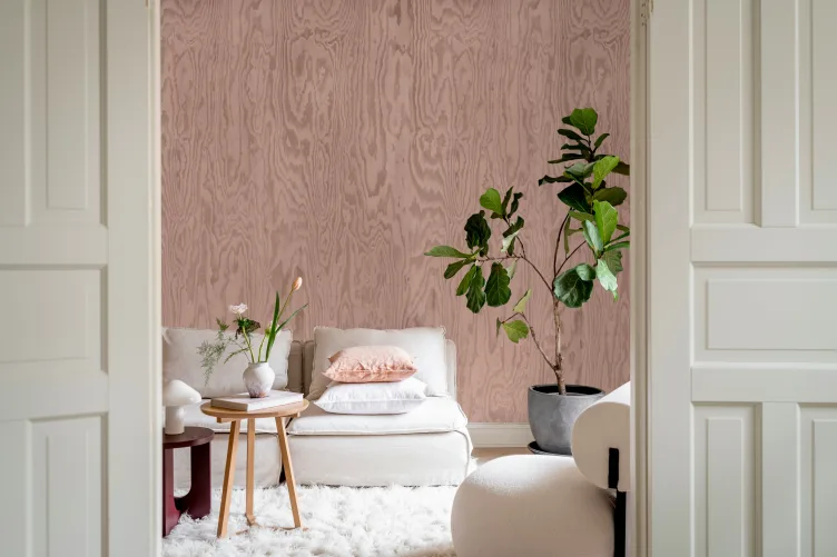 Pink Woodgrain Elegance