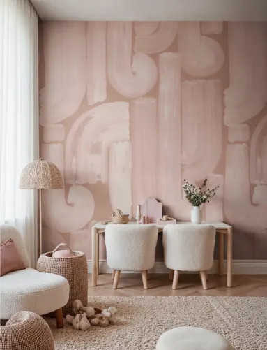 Gestrichene Eleganz <a href='https://link_to_product'>Erobern Sie Ihren Raum</a> mit Stolz und einem Hauch von gewagtem Charme von Rebel Walls.