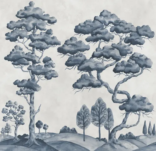 Blue Serenity Trees