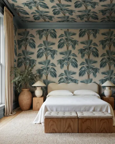 Blaue Palme Charme