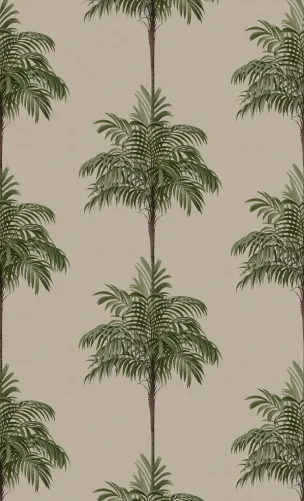 Κομψό Palm ρίγες